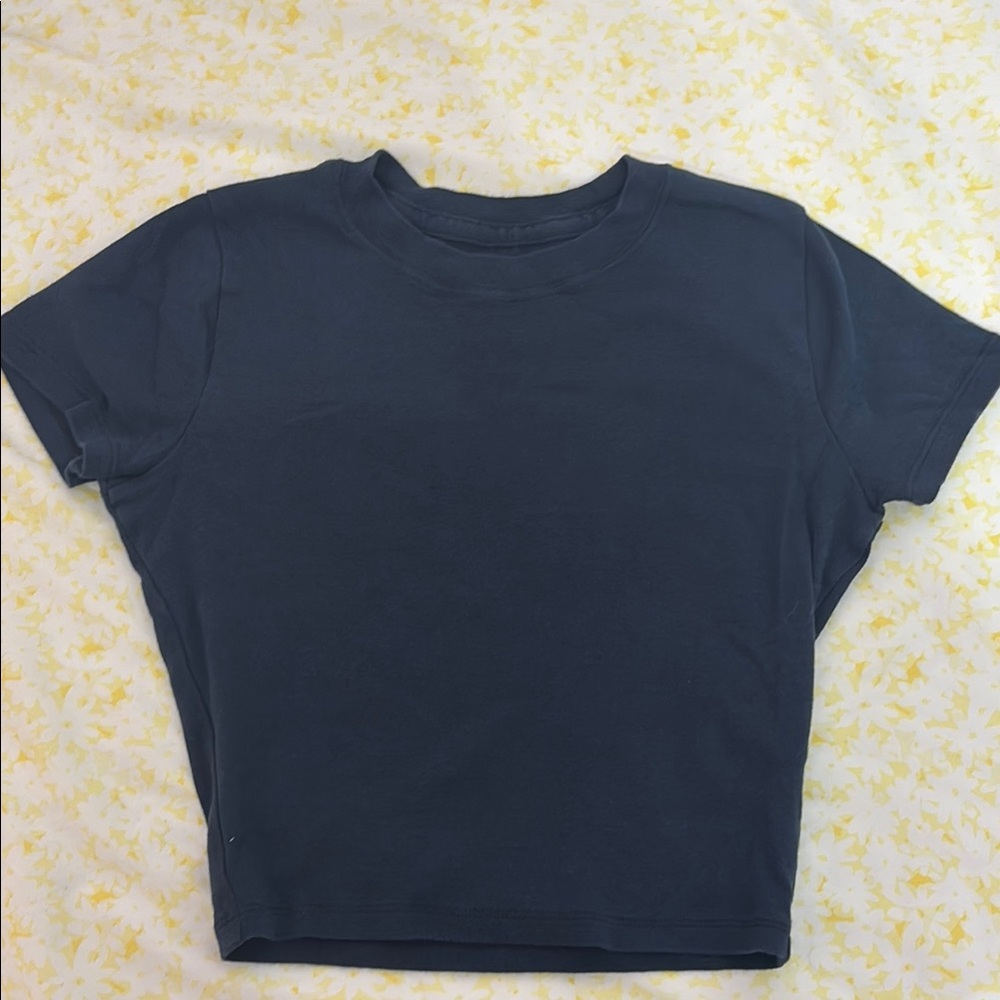 Hollister Black Boxy Baby T-Shirt